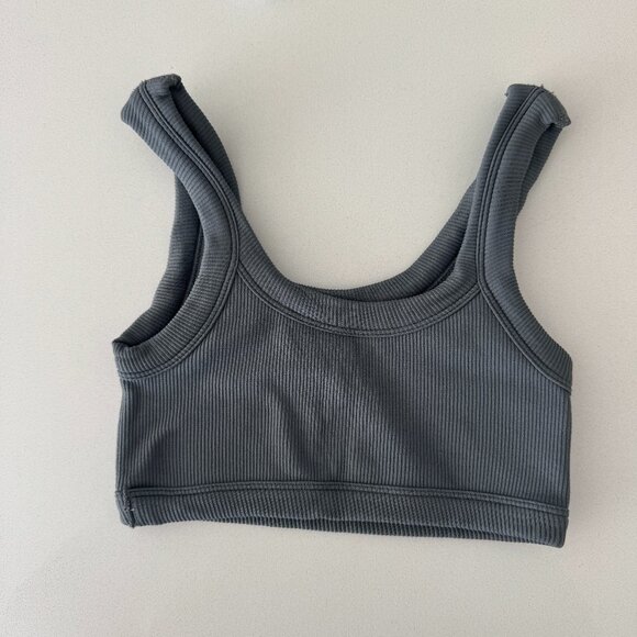 SET ACTIVE - Grey Power Hold Sports Bra - Picture 2 of 3